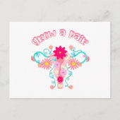 een paar laten groeien - feministische rechten voo briefkaart (Voorkant)