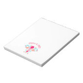 een paar laten groeien - feministische rechten voo notitieblok (Linkerzijde)