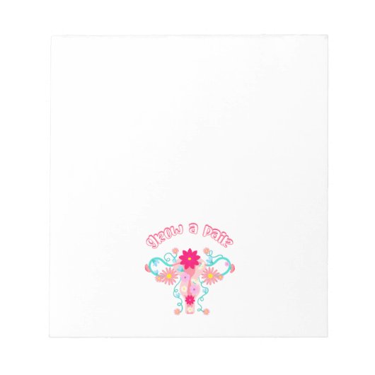 een paar laten groeien - feministische rechten voo notitieblok (Voorkant)