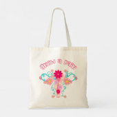 een paar laten groeien - feministische rechten voo tote bag (Achterkant)