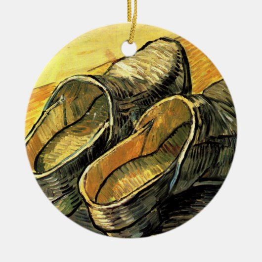 Een paar lederen kogels van Vincent van Gogh Keramisch Ornament (Voorkant)