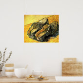 Een paar lederen kogels van Vincent van Gogh Poster (Keuken)