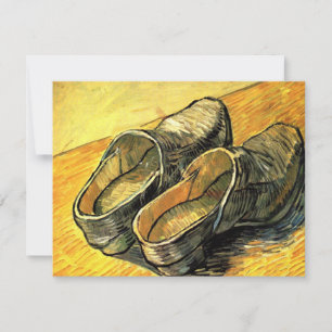 Een paar leren klompen door Vincent van Gogh