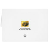 Een paar leren klompen door Vincent van Gogh (Achterkant Horizontaal)