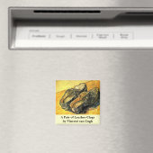 Een paar leren klompen door Vincent van Gogh Magneet (Insitu (Vaatwasser))