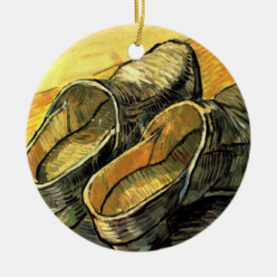 Een paar leren klompen van Vincent van Gogh Keramisch Ornament