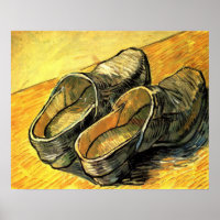 Een paar leren klompen van Vincent van Gogh