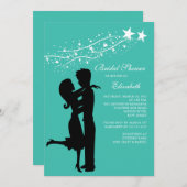 Een paar liefdesbridal-douches kaart (Voorkant / Achterkant)