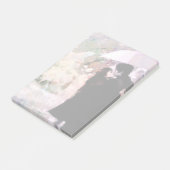 Een paar liefdeszoenen in de Abstracte kunst van d Post-it® Notes (Schuin)