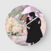 Een paar liefdeszoenen in de Abstracte kunst van d Ronde Klok (Voorkant)