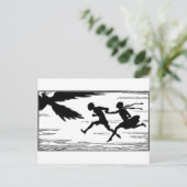 Een paar lopen briefkaart (Staand voorkant)