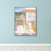 Een paar lopen canvas afdruk (Insitu (Houten vloer))