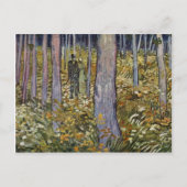 Een paar lopen in het bos door Vincent van Gogh Briefkaart (Voorkant)