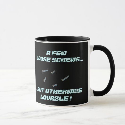 Een paar losse schroeven mok (Rechts)