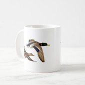 Een paar Mallard Ducks Koffiemok (Voorkant links)