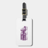 Een paar meisjes kotsen ik laat ze fietsen. bagagelabel (Voorkant verticaal)