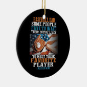 Een paar mensen moeten hun honkbal afwachten keramisch ornament (Rechts)