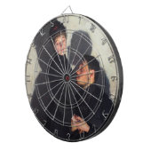 Een paar met gegoten schaduwen (op mijlliefhebber) dartbord (Voorkant Rechts)