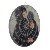Een paar met gegoten schaduwen (op mijlliefhebber) dartbord (Voorkant Links)
