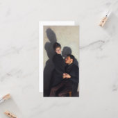 Een paar met schaduwen (door Emile Friant) Kaart (Voorkant / Achterkant in situ)