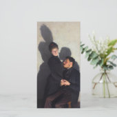 Een paar met schaduwen (door Emile Friant) Kaart (Staand voorkant)