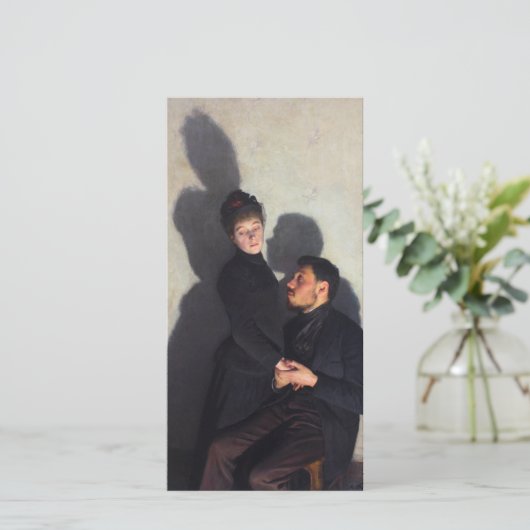 Een paar met schaduwen (door Emile Friant) Kaart (Staand voorkant)