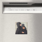 Een paar met slagschaduwen (door Emile Friant) Magneet (Insitu (Vaatwasser))