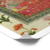 Een paar met vrouwen begeleiders en muzikanten poster (Hoek)