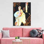 Een paar neergaande trappen, 1923 van Leyendecker Canvas Afdruk (Insitu (Woonkamer))