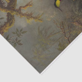 Een paar nestende Crimson Topaz-levende vogels Tissuepapier (Detail)