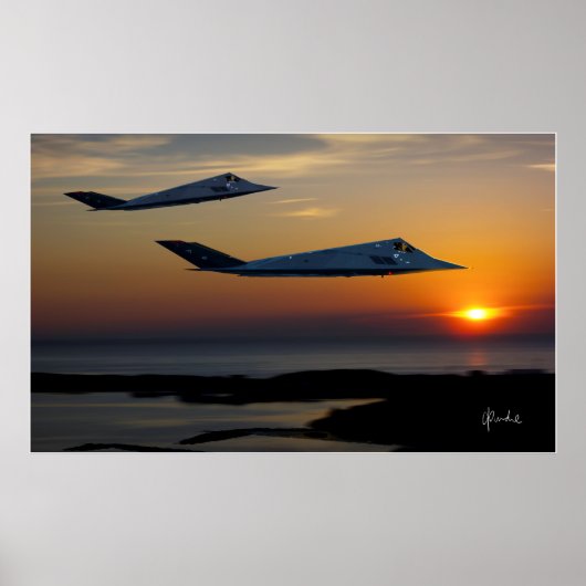 Een paar Nighthawks Poster (Voorkant)