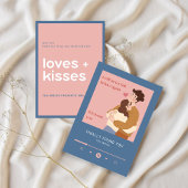 Een paar omhelst elkaar - Valentijnsdag Kaart