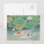 Een paar onder Lotus Briefkaart (Voorkant / Achterkant)