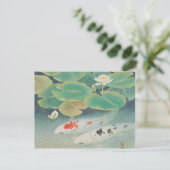 Een paar onder Lotus Briefkaart (Staand voorkant)