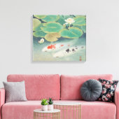 Een paar onder Lotus Canvas (Insitu (Woonkamer))