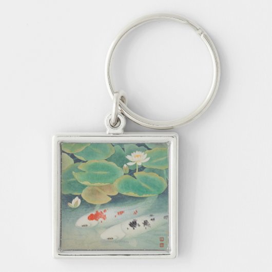 Een paar onder Lotus Sleutelhanger (Voorkant)