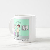 Een paar op de kantoor van de dokter koffiemok (Voorkant links)