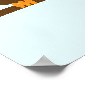 Een paar op een tak poster (Hoek)