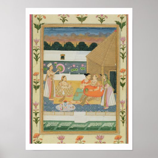 Een paar op een terras bij zonsondergang uit de Sm Poster (Voorkant)