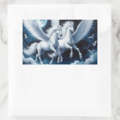 Een paar Pegasus in de Dark Sky Sticker (Tas)