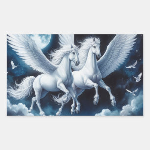 Een paar Pegasus in de Dark Sky Sticker