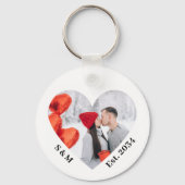 Een paar persoonlijke hoofdketting sleutelhanger (Voorkant)