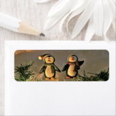 Een paar Pinguïnen Etiket (Insitu)