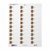 Een paar poppen etiket (Full Sheet)