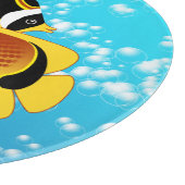 Een paar Raccoon Butterflyfish in Bubble Water Snijplank (Hoek)