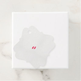 Een paar rode bladeren op een zwarte achtergrond bedankjes labels