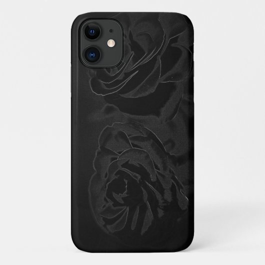 Een paar rozen in het zwart Case-Mate iPhone case (Achterkant)