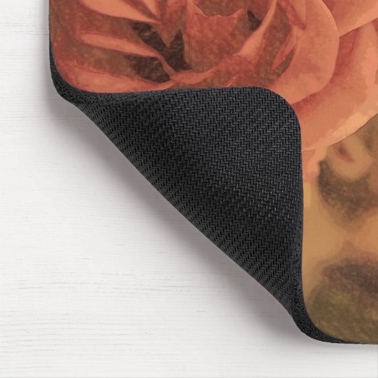 Een paar rozen in schets3 muismat (Hoek)