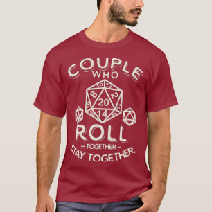 Een paar RPG Print Fantasy Tabletop Gaming Dice T-shirt