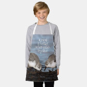 Een paar Sanderlings Sandpipers Shorebirds Aandele Schort (Gedragen)